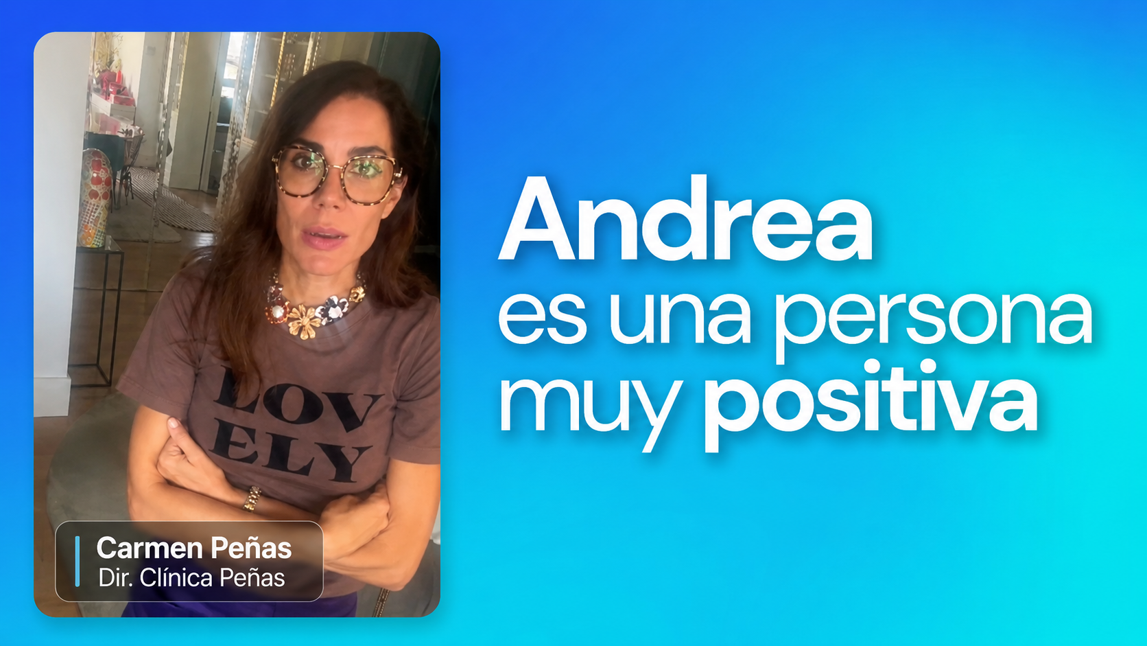 Carmen Peñas — testimonio en video